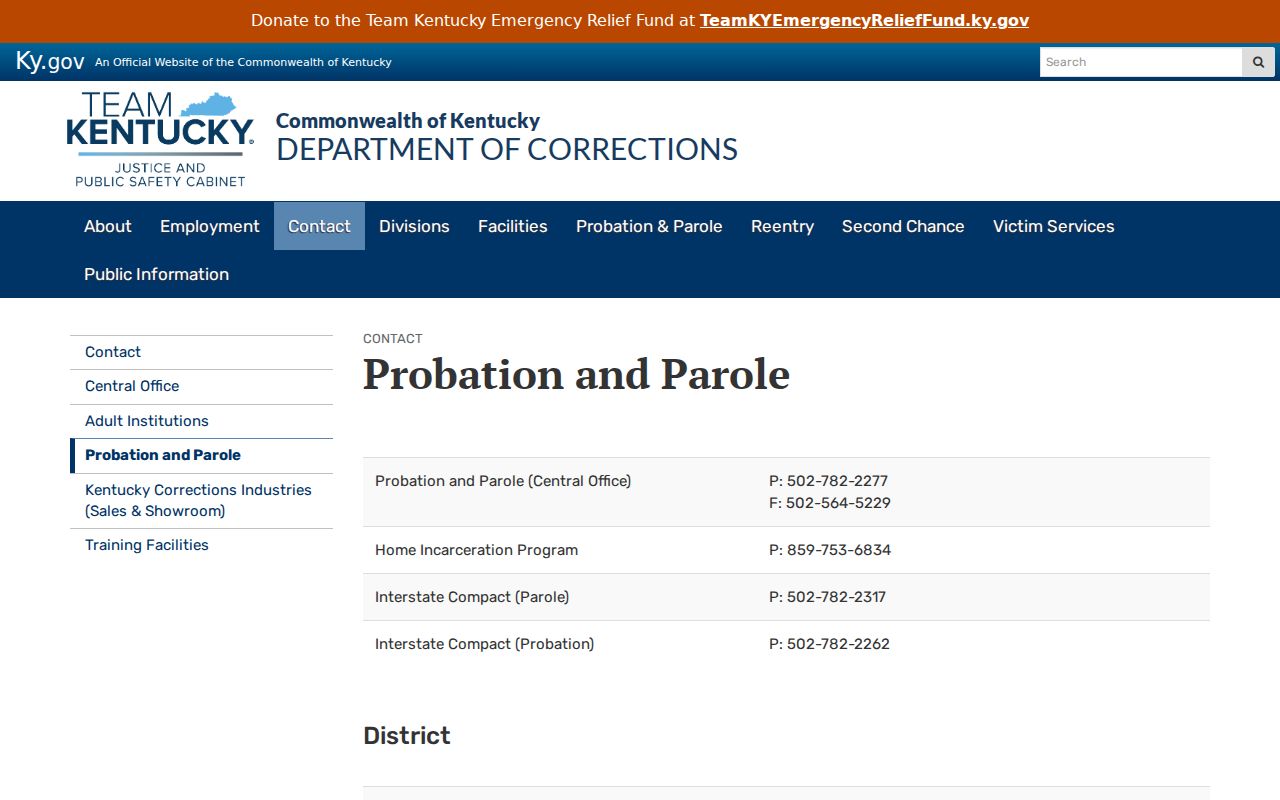 Jackson County criminal records probation and parole directory